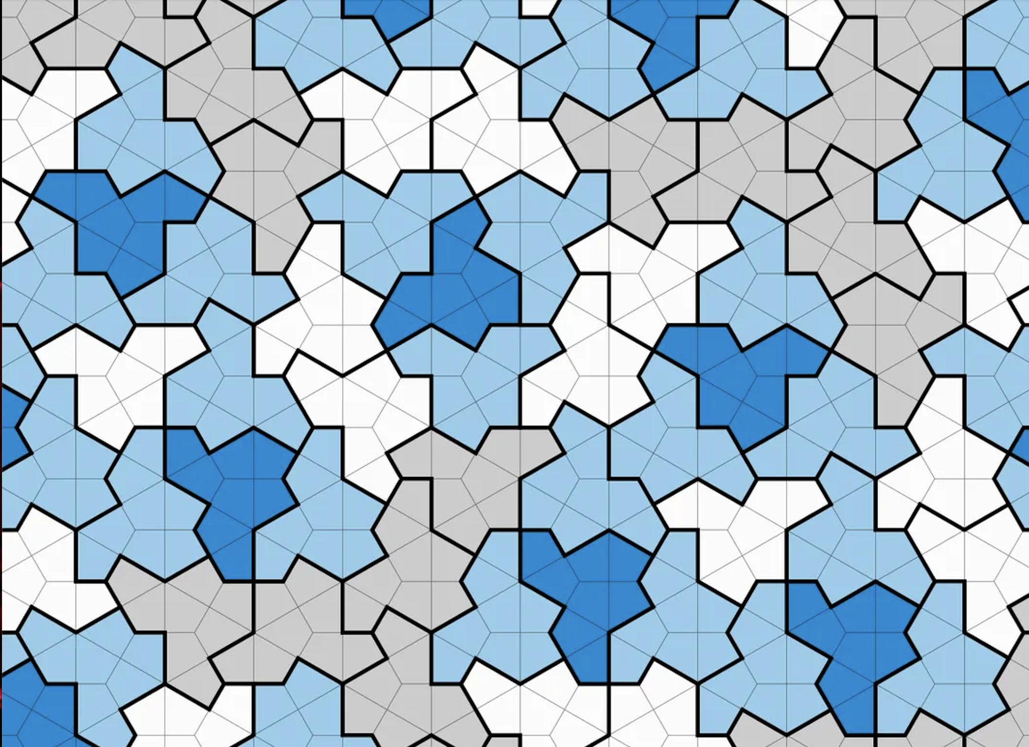 The Einstein Tile, a shape that covers a plane without ever repeating
