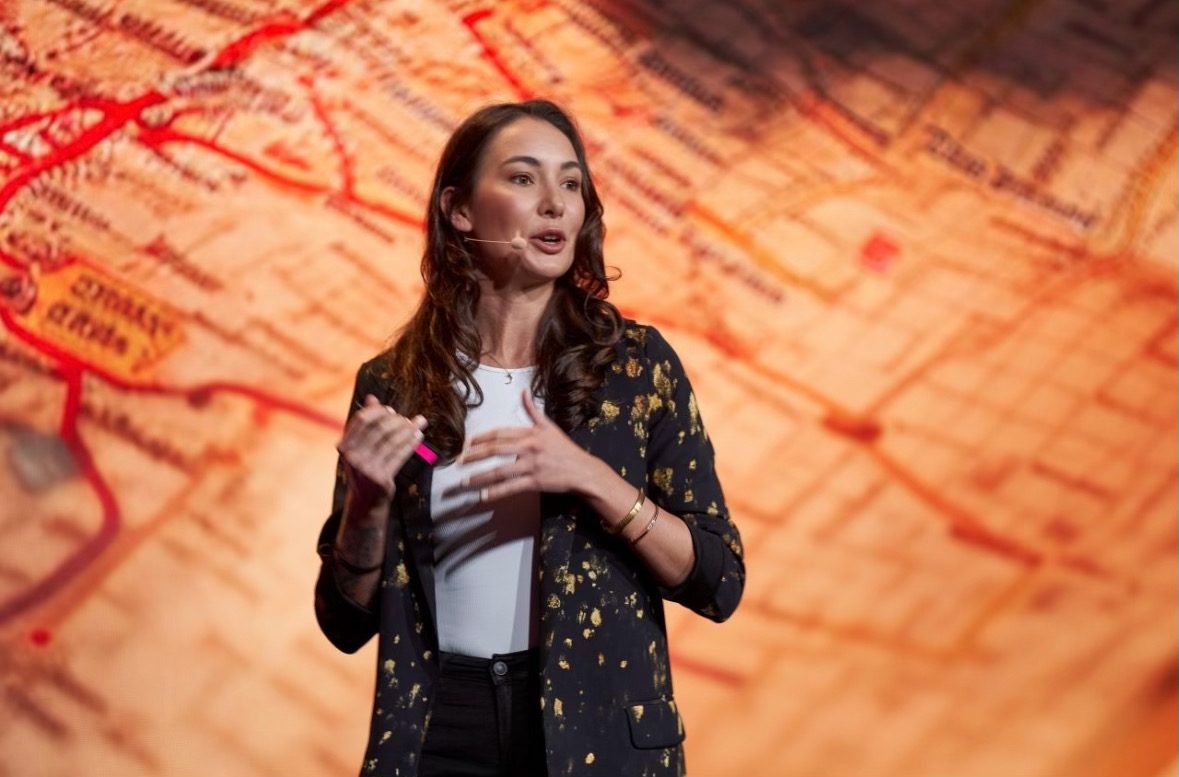 Sam Rad: Keynote, map backdrop