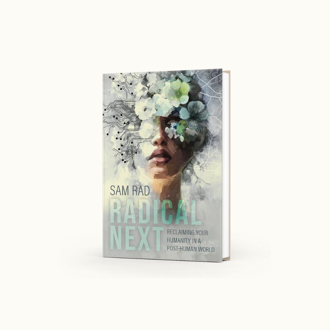 Sam Rad: Radical Next hardcover mockup